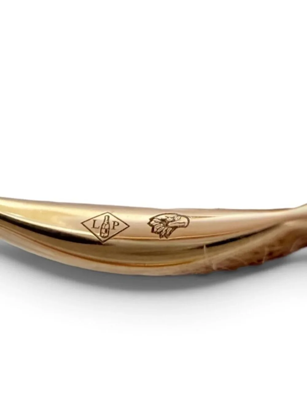 Chanel Camellia Half Eternity Diamond Ring Pink Gold 50 JP